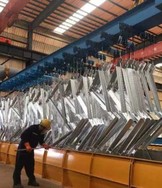 Hot-Dip Galvanizing-The Manufacturing of Steel lattice tower