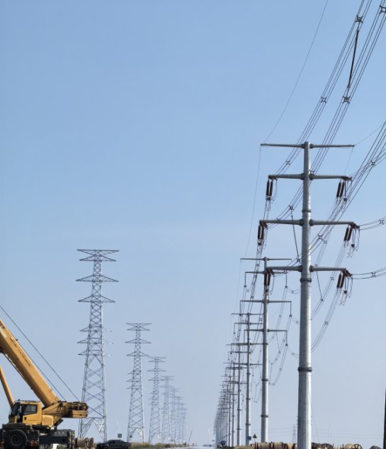 220kV Overhead Transmission Line Project: Steel Lattice Towers & Tubular Poles Supply
