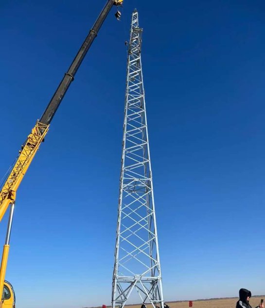66kV Overhead Transmission Line Project: Galvanized Angle Steel Lattice Towers for State Grid