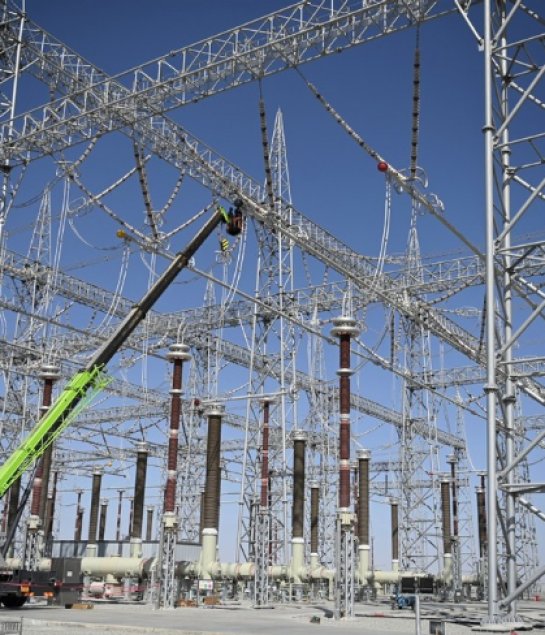 750kV Ultra-High Voltage Substation Project: Heavy Gantry Steel Structures Fabricated for the Taklamakan Desert Super Grid