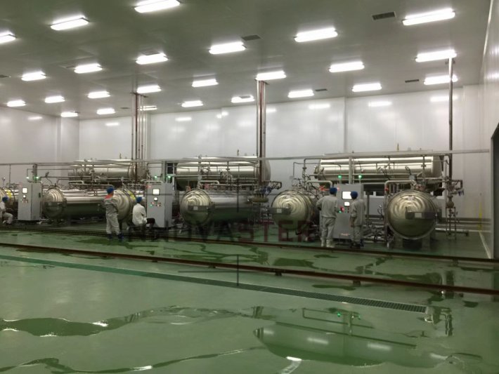 Vacuum Packed Sweet Corn Retort Sterilization Processing