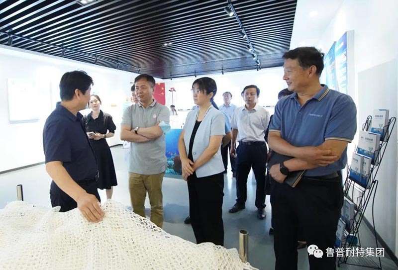 Chairman of China Textile Engineering Society visited Ropenet Group for investigation 2