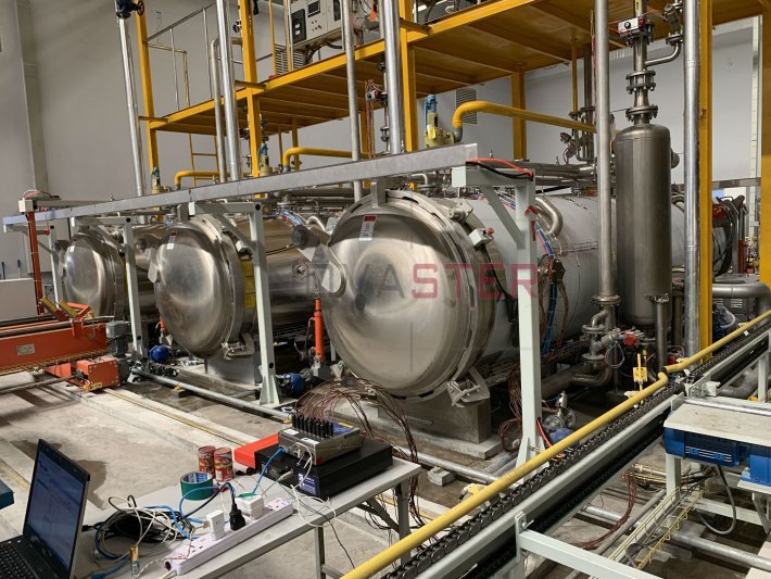 Función doble Agua pulverizada Retorta de vapor Prueba TD y HP aceptada