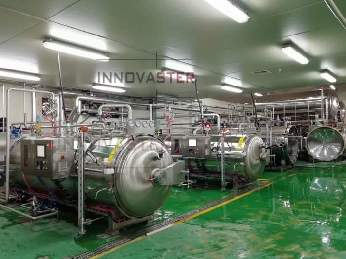 Aplicación de retorta de vapor y aire en comidas listas para comer