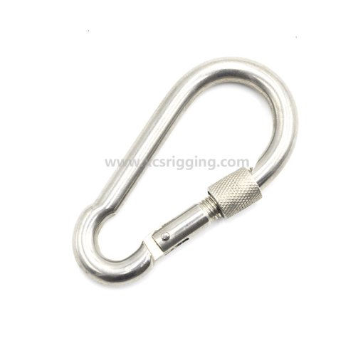 Stainless Steel Snap Hook With Eyelet And Screw