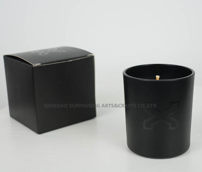 C23G0028 glass jar candle