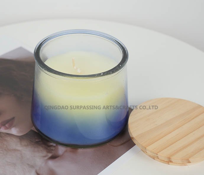 C23G0043 glass jar candle