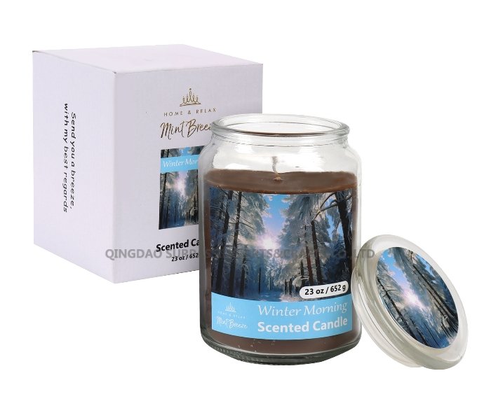C24G0010 glass scented candle Citronella candle
