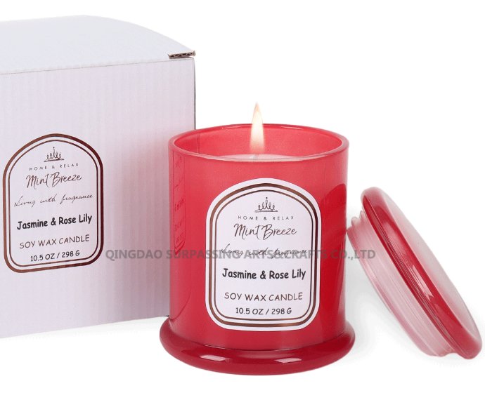 C24G0018 scented glass jar candle