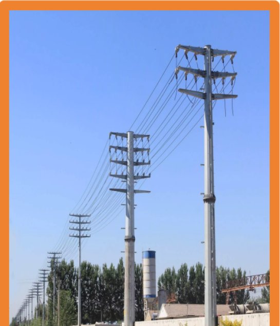 Distribution Steel Pole  10-132kv