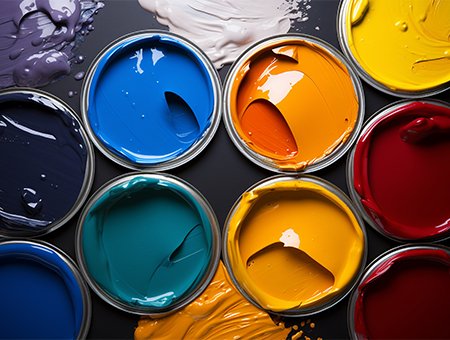 Paint, ink, adhesive