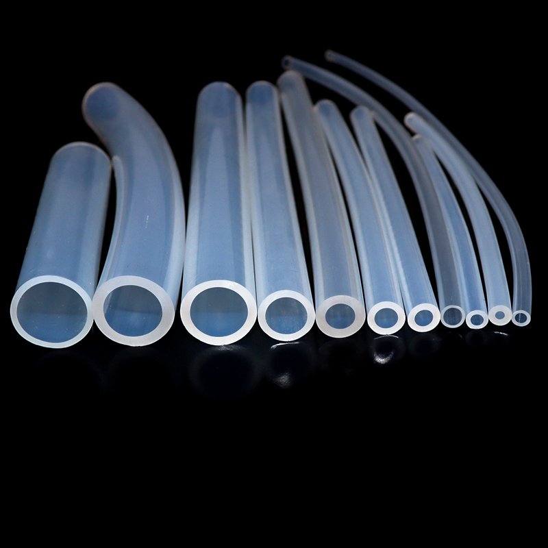 Transparent FDA grade silione rubber profiles