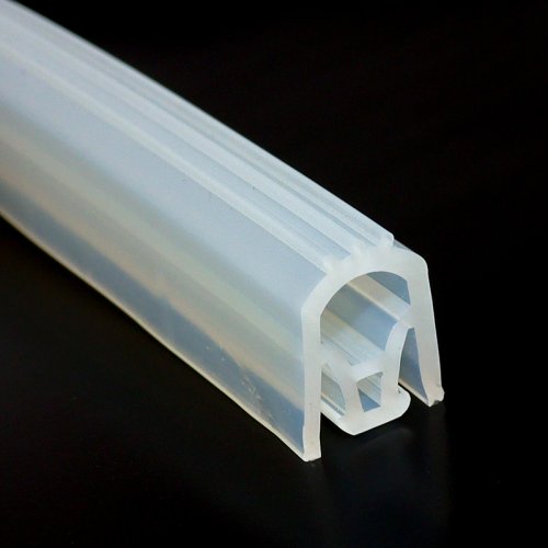 Transparent FDA grade silione rubber profiles