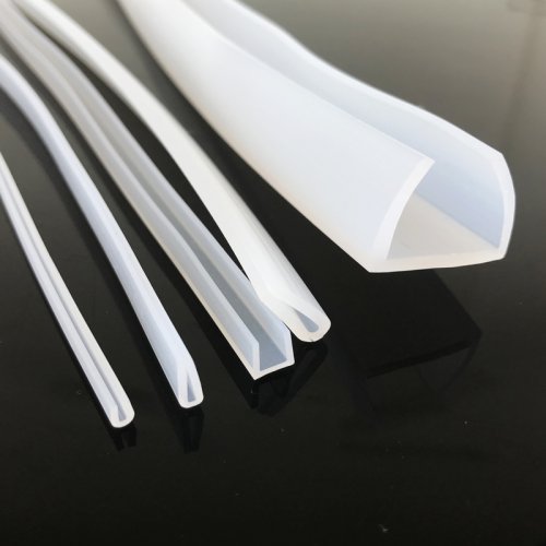 Transparent Silicone Rubber U profile