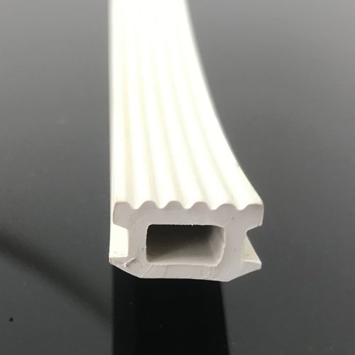 White EPDM rubber extrusions