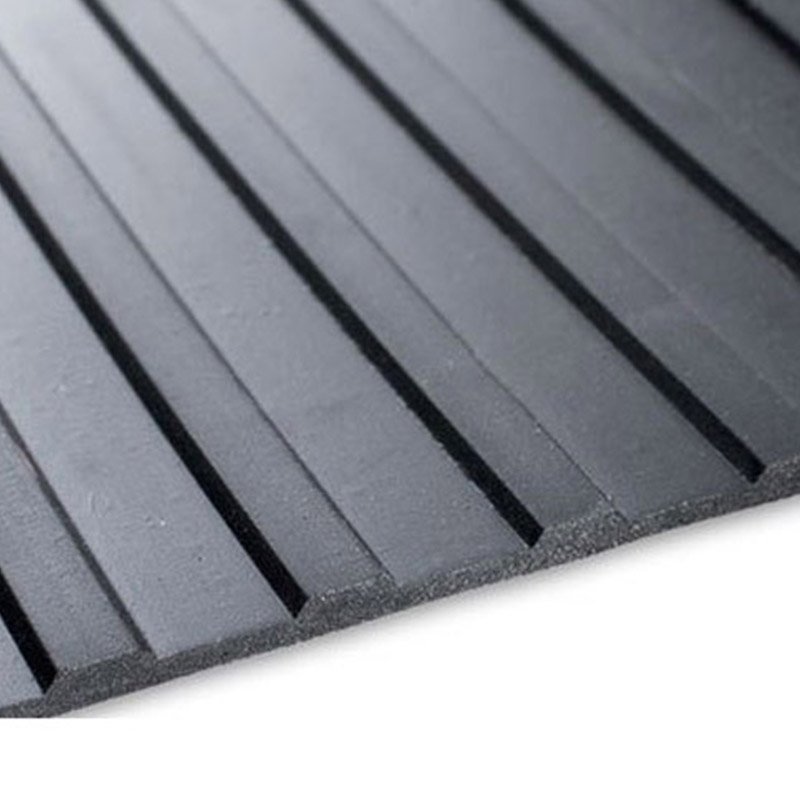 Flat Ribbed Rubber Flooring