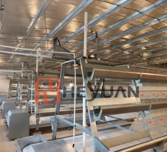 Heyuan Presents 4-Row, 3-Tier A-Type Layer Cage System for Commercial Poultry Farms