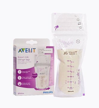 Breast milk storage bag