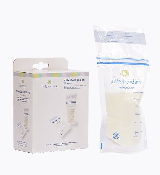Breast milk storage bag