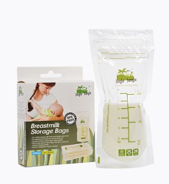 Breast milk storage bag