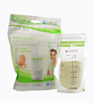 Breast milk storage bag