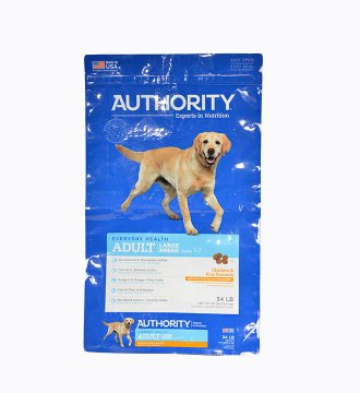 Pet food packaging bag