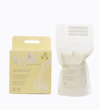Breast milk storage bag