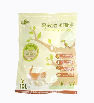 Cat litter packing bag